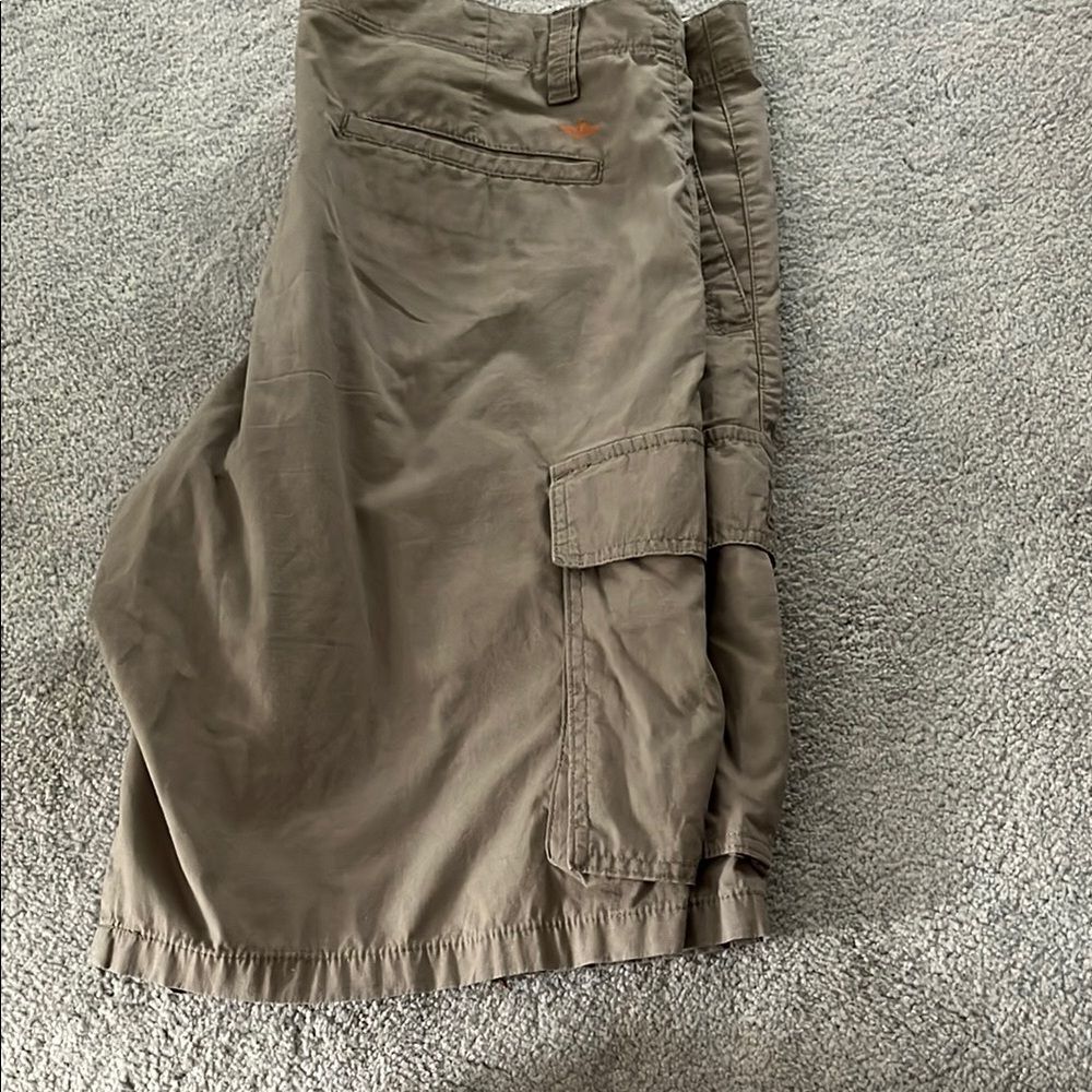 Dockers Tan Cargo Shorts Relaxed Fit Cotton - Picture 5 of 5